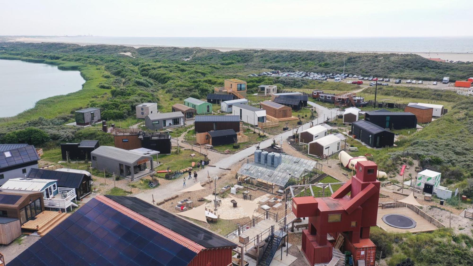 Basecamp Tiny House Eco-Resort Ijmuiden IJmuiden Bagian luar foto