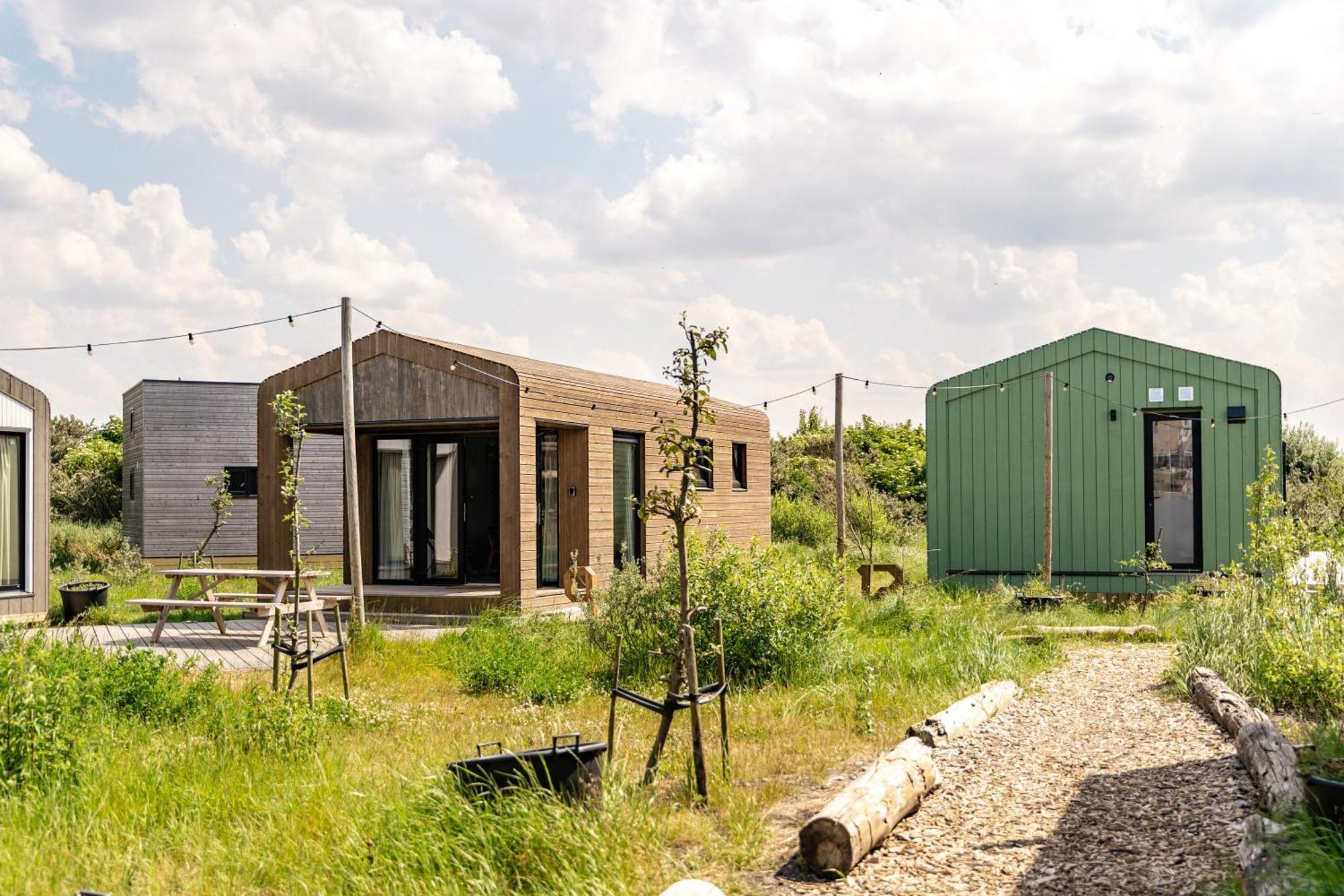 Basecamp Tiny House Eco-Resort Ijmuiden IJmuiden Bagian luar foto
